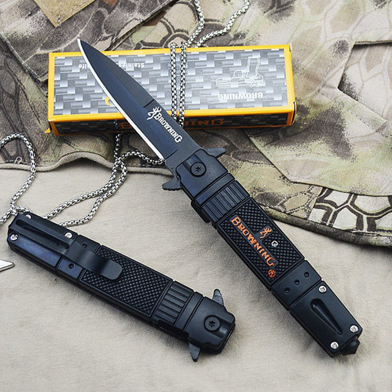 NEW Browning Swordfish Folding Knife Outdoor Knife Camping Self Defense Outdoor Survival Knife Military Knife Folding Knife Gift Box