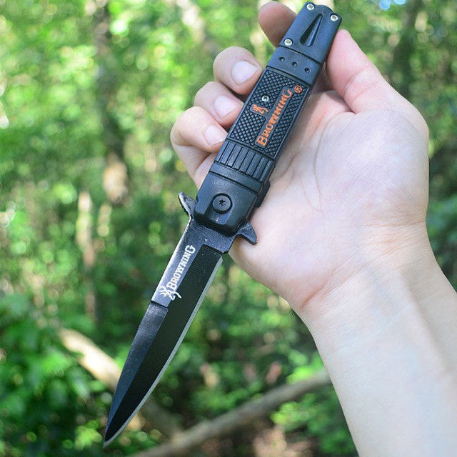 NEW Browning Swordfish Folding Knife Outdoor Knife Camping Self Defense Outdoor Survival Knife Military Knife Folding Knife Gift Box