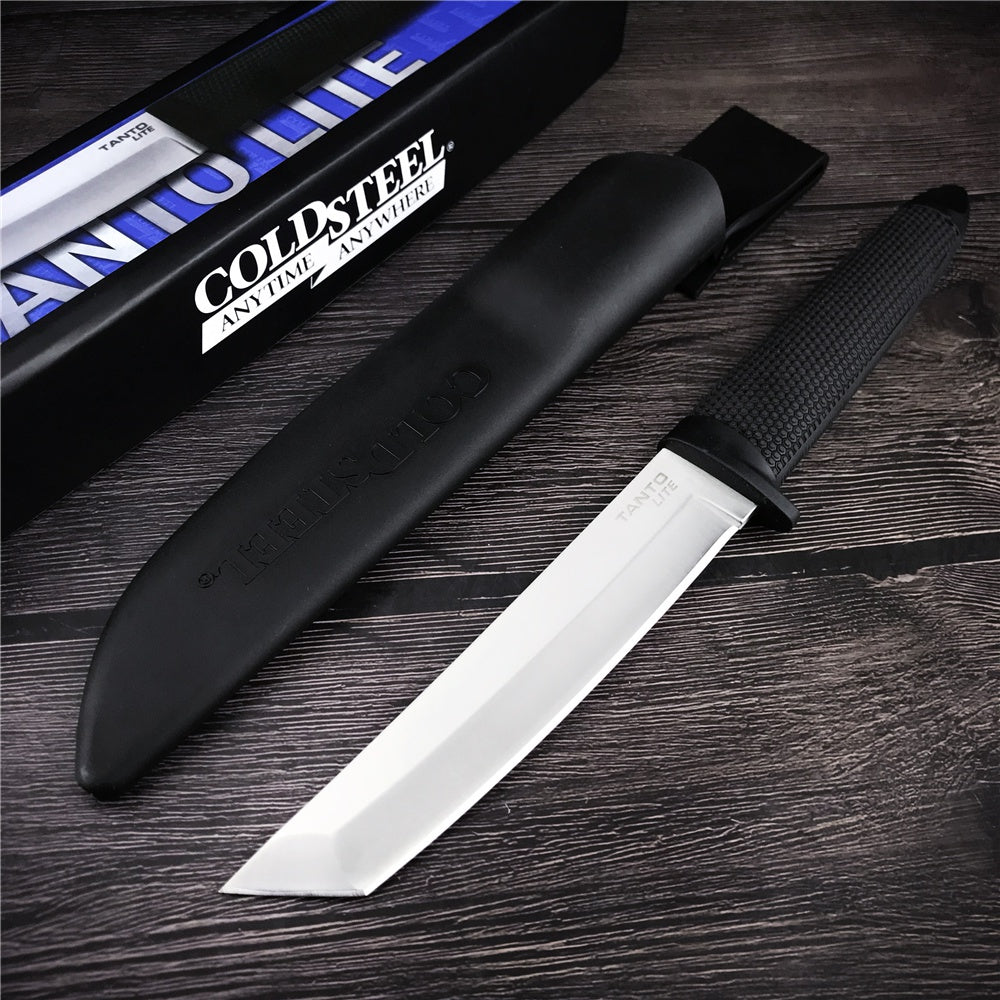 High Quality Stainless Steel Tactical Knives Cold Steel Fixed Blade Knife Survival Rescue Tools Hunting Knives Corrosion Resistance Hunting Combat Outdoor Tool