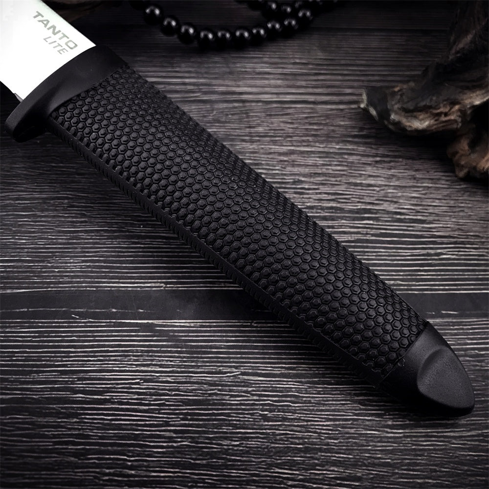 High Quality Stainless Steel Tactical Knives Cold Steel Fixed Blade Knife Survival Rescue Tools Hunting Knives Corrosion Resistance Hunting Combat Outdoor Tool