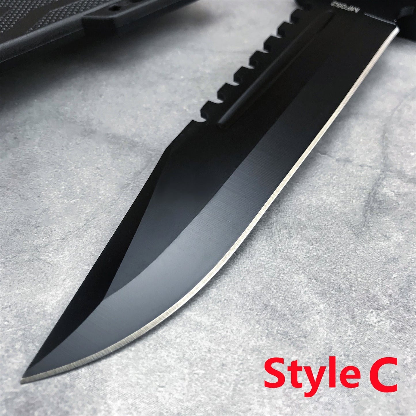 TACTICAL SURVIVAL RB Hunting FIXED BLADE KNIFE Army Bowie w/ SHEATH