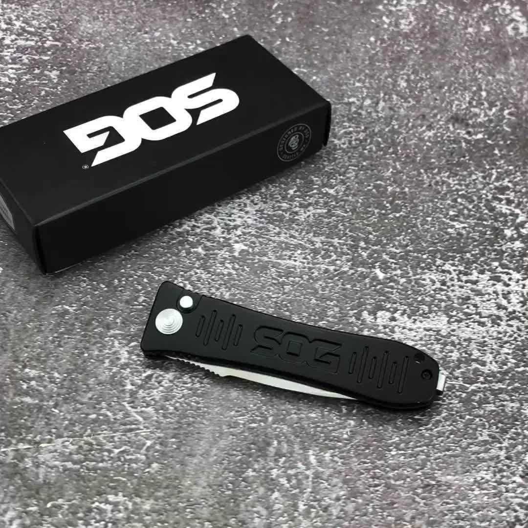 Newest  SOG Spec Arc Knife Features A Subdued Design with A VG-10 Blade, GRN Handle with Stainless-steel Liners Christmas Gift
