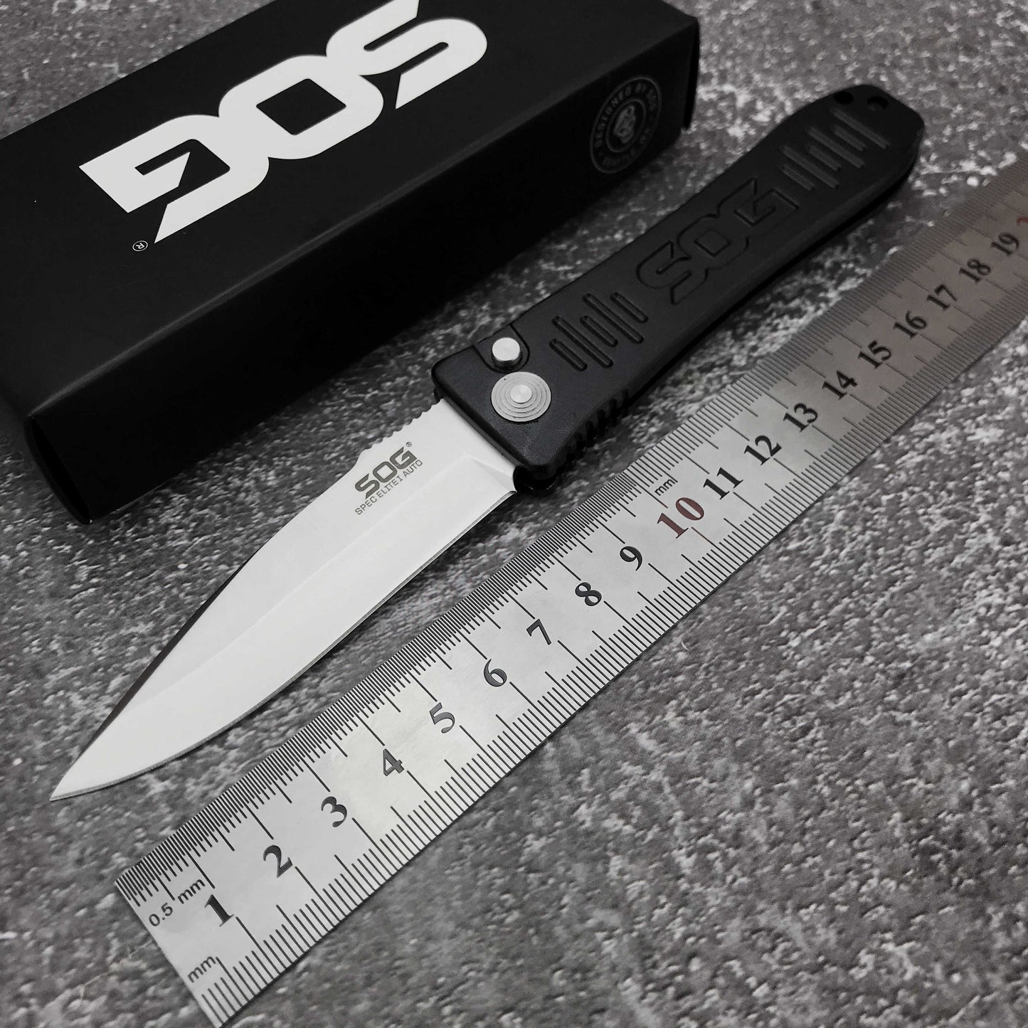 Newest  SOG Spec Arc Knife Features A Subdued Design with A VG-10 Blade, GRN Handle with Stainless-steel Liners Christmas Gift