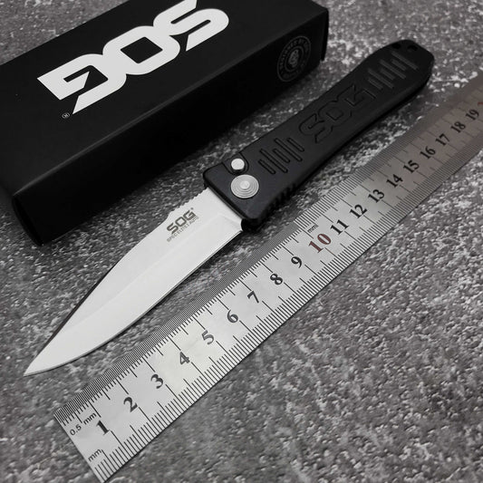 Newest  SOG Spec Arc Knife Features A Subdued Design with A VG-10 Blade, GRN Handle with Stainless-steel Liners Christmas Gift