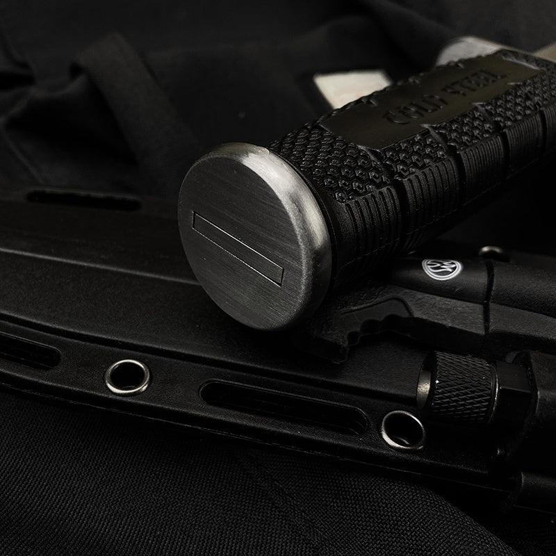 Tactical Survival Hunting Outdoor Camping Knife Cold steel Leatherneck Fixed Blade Bowie /Kydex Sheath &Small flashlight and flintstone With LED Light