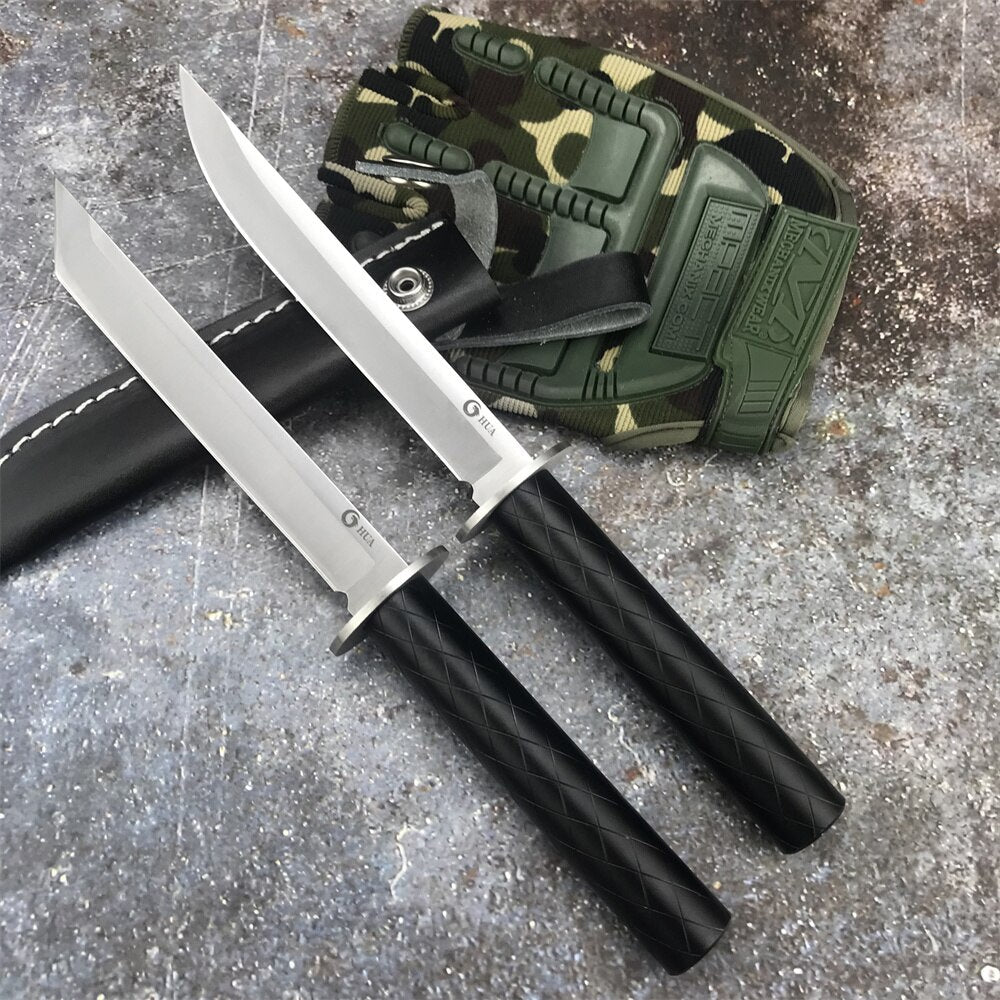 Tactical Fixed Blade Knife Wilderness Combat Knives Aluminium Alloy Handle Essential Self-defense Hunting Knife Outdoor Army Gift For Man