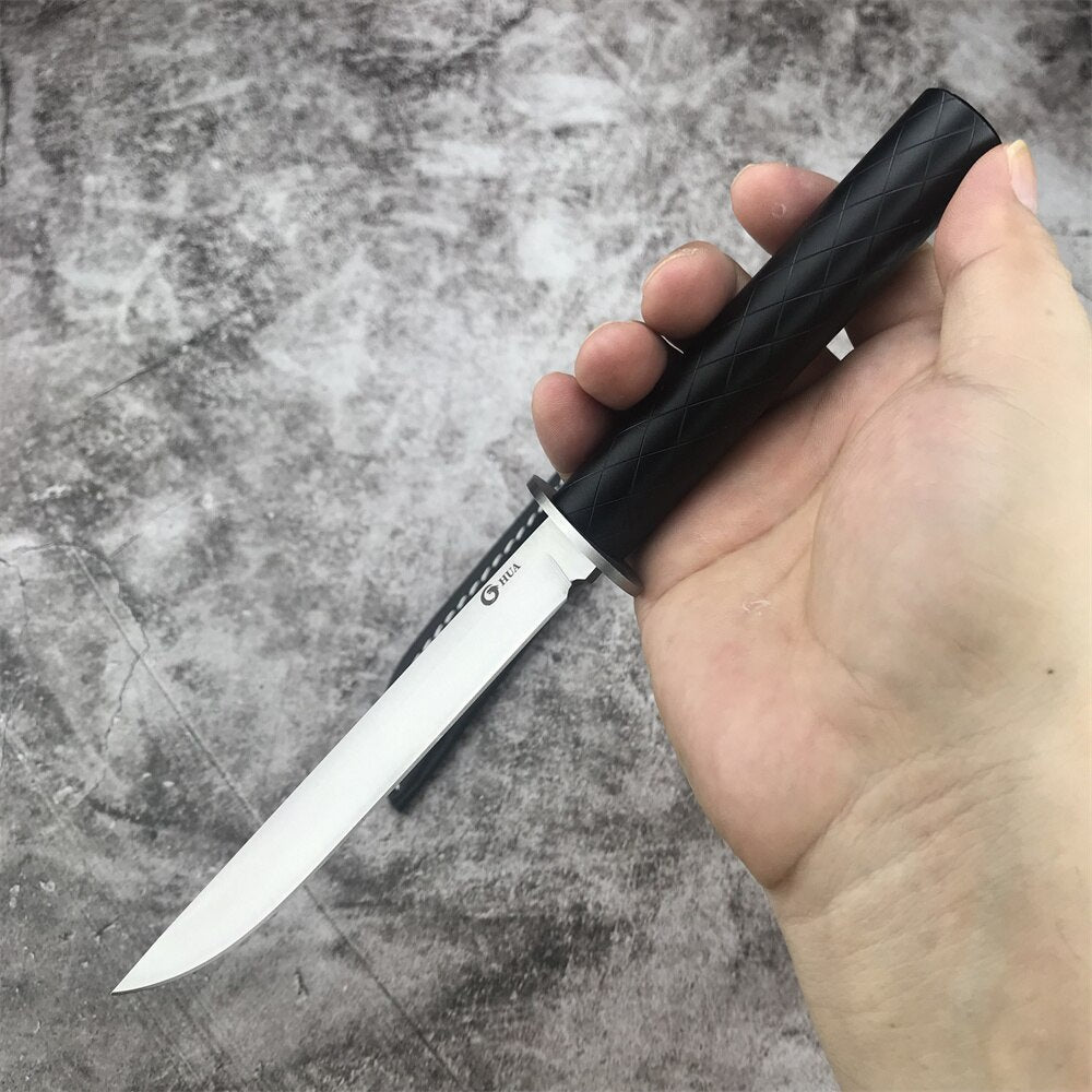 Tactical Fixed Blade Knife Wilderness Combat Knives Aluminium Alloy Handle Essential Self-defense Hunting Knife Outdoor Army Gift For Man
