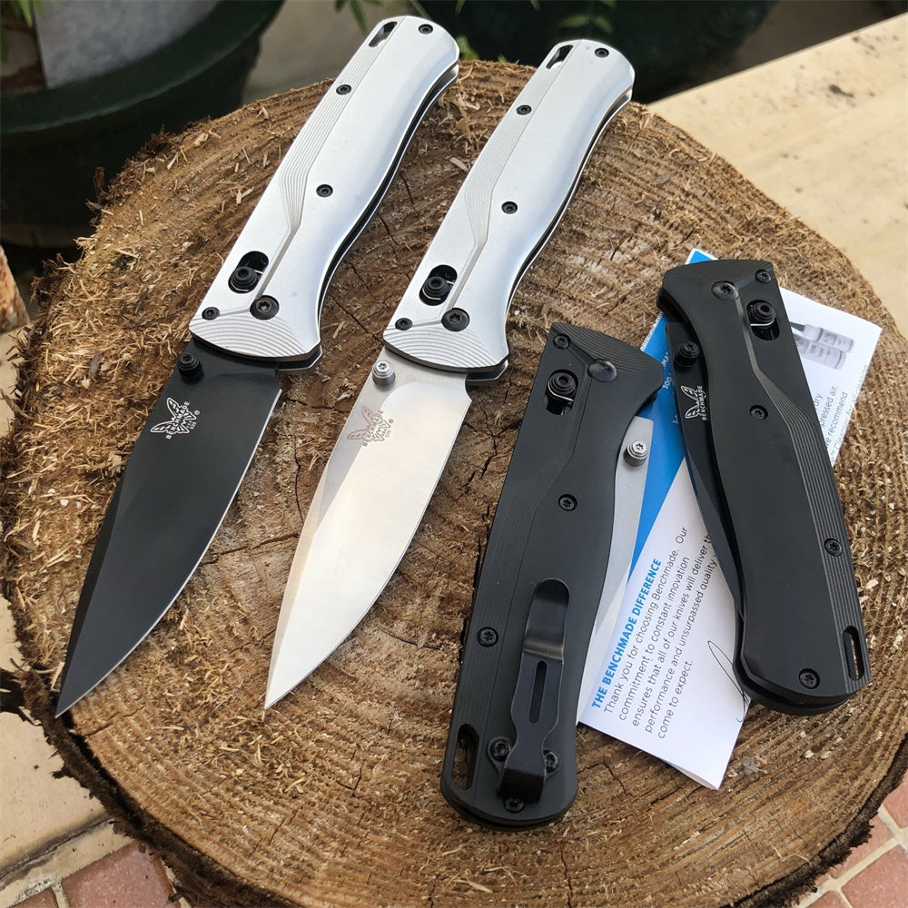 Benchmade 535 Bugout Drop-Point Blade Folding Pocket Knives Multifunctional EDC Tools M390 Blade Non Slip Nylon Aluminium Handle Knife Outdoor Camping Gear Tactical Knife Gift