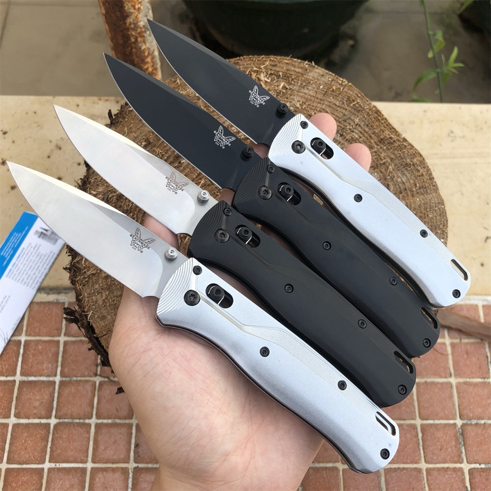 Benchmade 535 Bugout Drop-Point Blade Folding Pocket Knives Multifunctional EDC Tools M390 Blade Non Slip Nylon Aluminium Handle Knife Outdoor Camping Gear Tactical Knife Gift