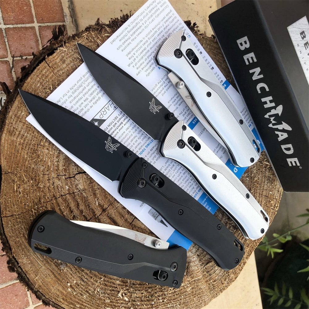 Benchmade 535 Bugout Drop-Point Blade Folding Pocket Knives Multifunctional EDC Tools M390 Blade Non Slip Nylon Aluminium Handle Knife Outdoor Camping Gear Tactical Knife Gift
