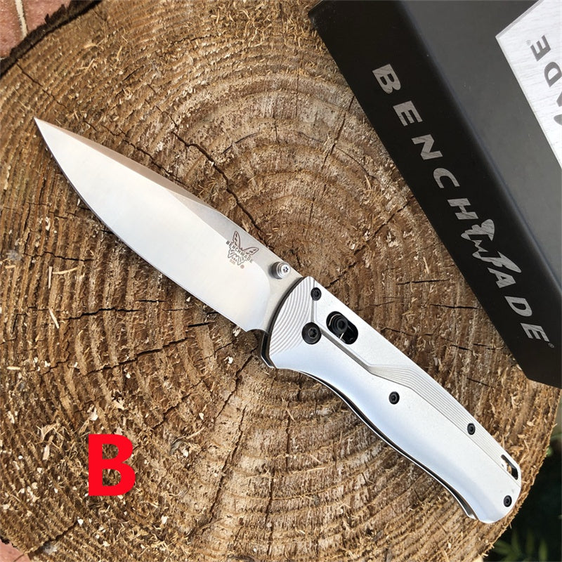 Benchmade 535 Bugout Drop-Point Blade Folding Pocket Knives Multifunctional EDC Tools M390 Blade Non Slip Nylon Aluminium Handle Knife Outdoor Camping Gear Tactical Knife Gift