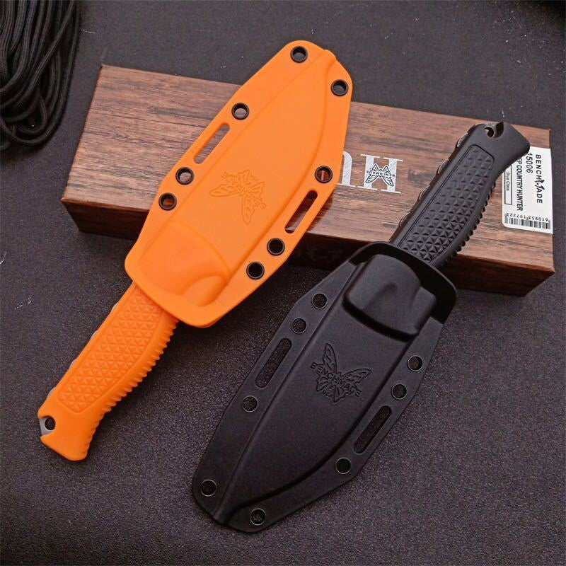 Benchmade 15006 Hunt Steep Country Fixed Blade Knife 3.54" CPM-S30V Outdoor Camping Hunting Pocket EDC Tool Fruit KNIVES Christmas Gift