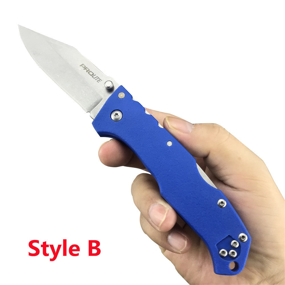 Cold Steel 4416 Folding Pocket Knife Reinforced Nylon Wave Fiber Handle Tactical Survival Knives Camping Knives Camping Rescue Tools