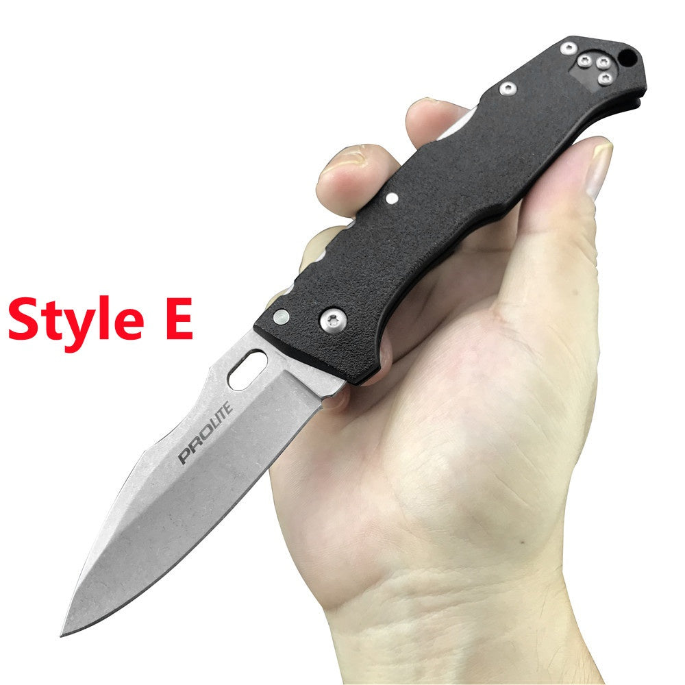 COLD STEEL 4416 Folding Pocket Knife Reinforced Nylon Wave Fiber Handle Tactical Survival Knives Camping Knives Camping Rescue Tools