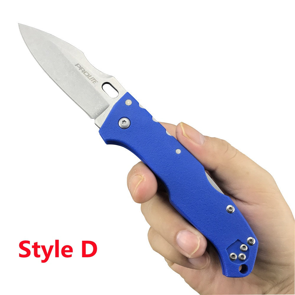 COLD STEEL 4416 Folding Pocket Knife Reinforced Nylon Wave Fiber Handle Tactical Survival Knives Camping Knives Camping Rescue Tools