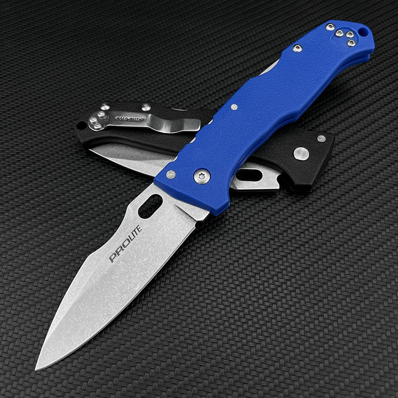 COLD STEEL 4416 Folding Pocket Knife Reinforced Nylon Wave Fiber Handle Tactical Survival Knives Camping Knives Camping Rescue Tools