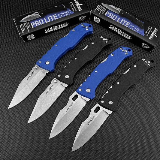 COLD STEEL 4416 Folding Pocket Knife Reinforced Nylon Wave Fiber Handle Tactical Survival Knives Camping Knives Camping Rescue Tools