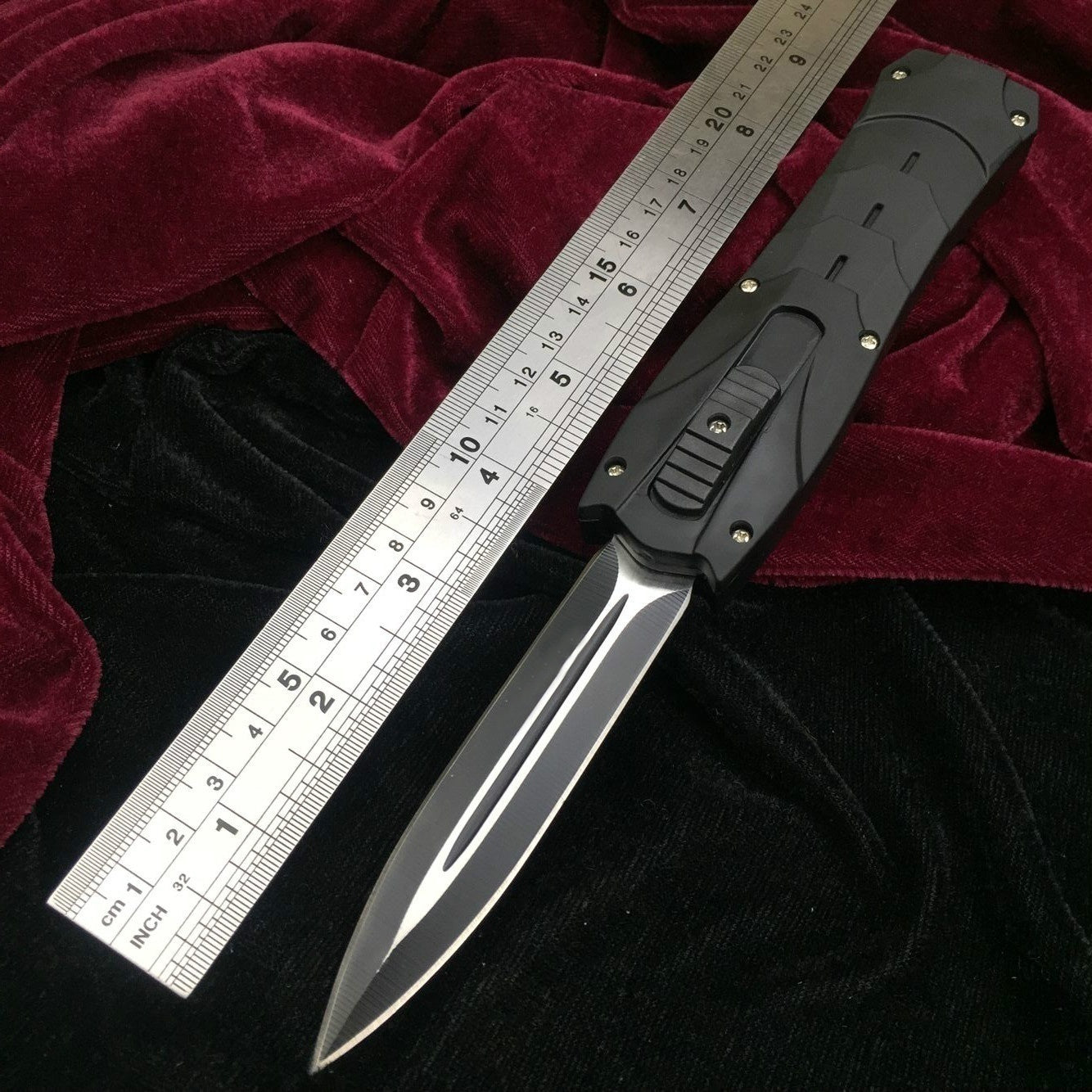 New Product Upgrades |Card Knife+Push Knife + Gifts Knives Set  Tactical OTF AUTOMATIC Spring Knife Fixed Blades Double Switchblade Edge Survival Outdoor Multitool Tanto Hunting Tools