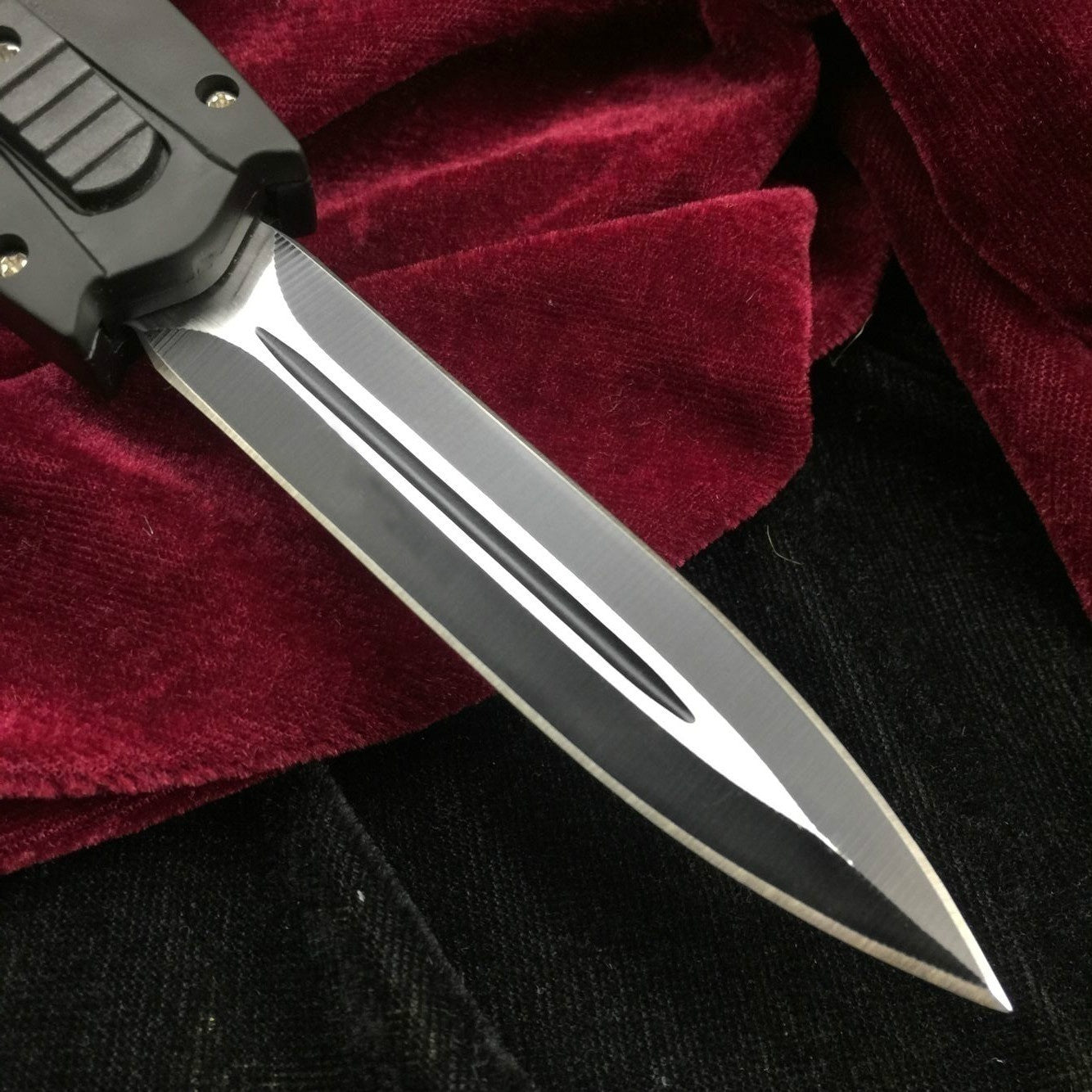 New Product Upgrades |Card Knife+Push Knife + Gifts Knives Set  Tactical OTF AUTOMATIC Spring Knife Fixed Blades Double Switchblade Edge Survival Outdoor Multitool Tanto Hunting Tools