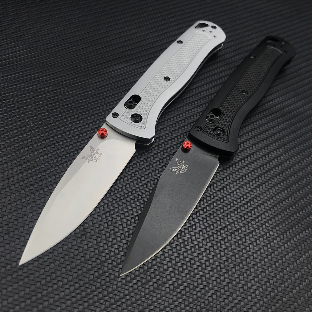 2022 New Benchmade - Bugout 535 EDC Manual Open Folding Knife, CPM-20CV Drop-Point Blade, Plain Edge, Satin Finish,aluminium Handle