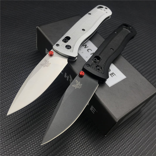 2022 New Benchmade - Bugout 535 EDC Manual Open Folding Knife, CPM-20CV Drop-Point Blade, Plain Edge, Satin Finish,aluminium Handle