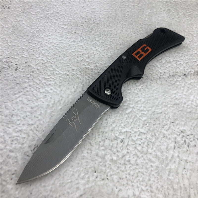 Classic EDC Lockback Folding Knife Four Styles Available 7Cr17MoV Blade Rubber Handle Self-defense Camping Outdoor Survival Tools