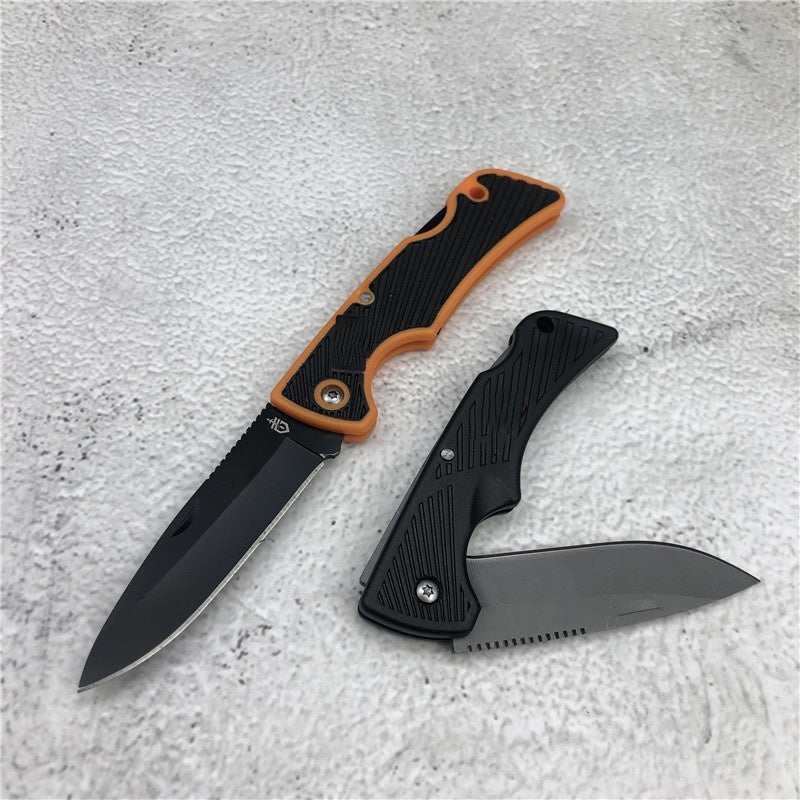 Classic EDC Lockback Folding Knife Four Styles Available 7Cr17MoV Blade Rubber Handle Self-defense Camping Outdoor Survival Tools