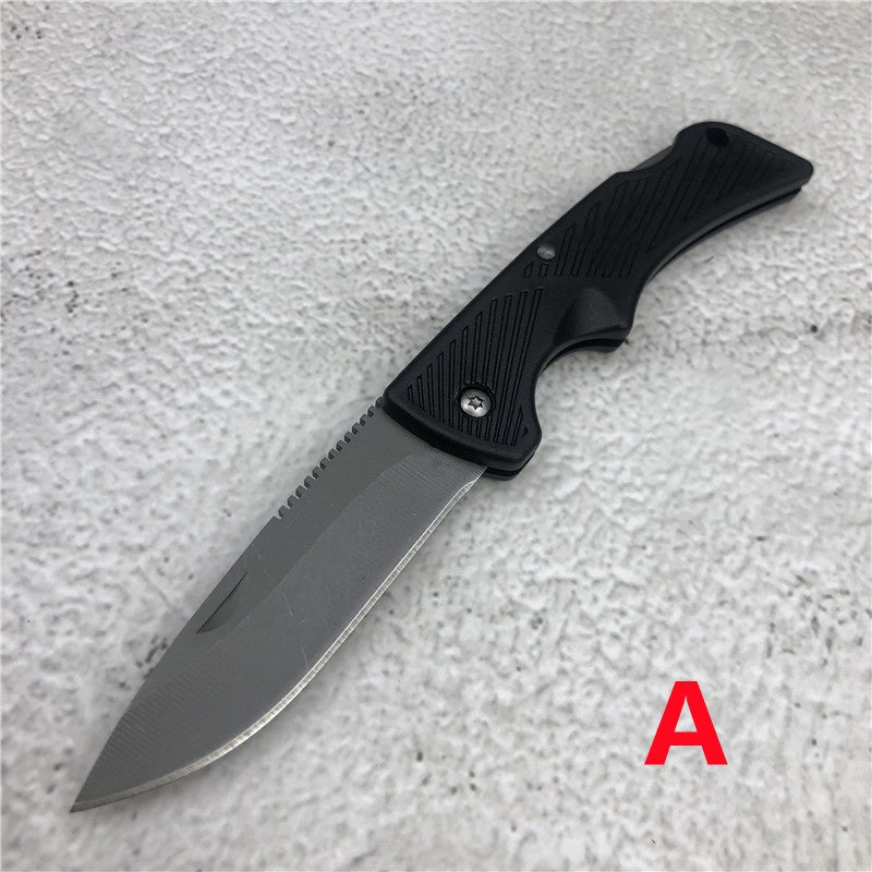 Classic EDC Lockback Folding Knife Four Styles Available 7Cr17MoV Blade Rubber Handle Self-defense Camping Outdoor Survival Tools