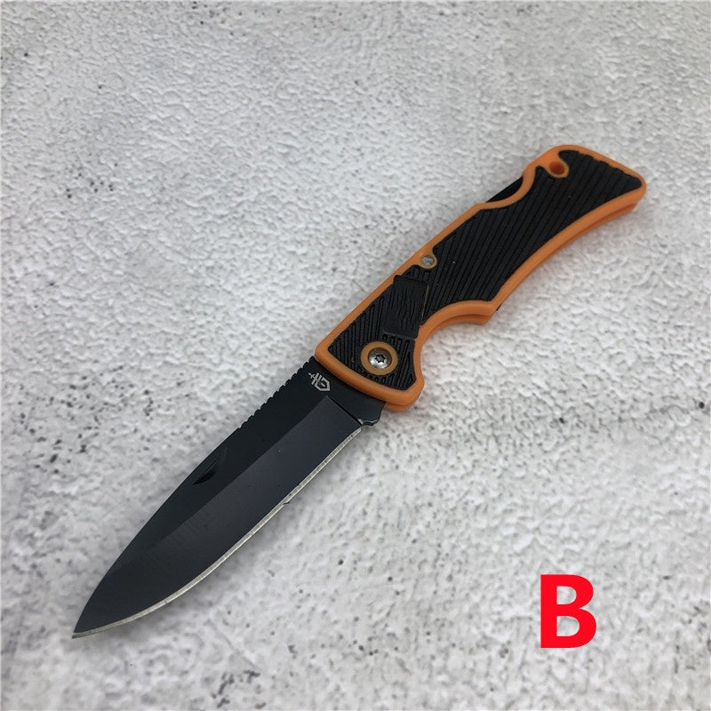 Classic EDC Lockback Folding Knife Four Styles Available 7Cr17MoV Blade Rubber Handle Self-defense Camping Outdoor Survival Tools
