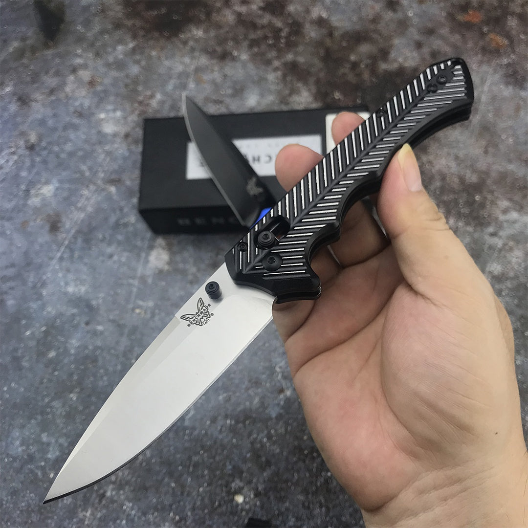 Benchmade 1401 Outdoor Self-defense Pocket Folding Knife 8Cr13Mov Blade T6 Aluminum Handle Camping Hunting EDC Pocket Knife