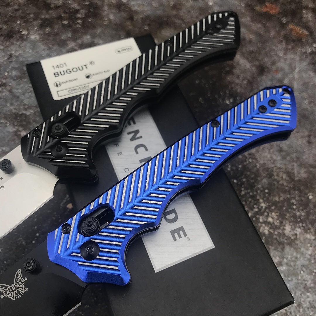 Benchmade 1401 Outdoor Self-defense Pocket Folding Knife 8Cr13Mov Blade T6 Aluminum Handle Camping Hunting EDC Pocket Knife
