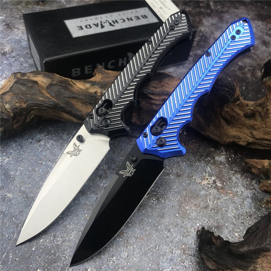 Benchmade 1401 Outdoor Self-defense Pocket Folding Knife 8Cr13Mov Blade T6 Aluminum Handle Camping Hunting EDC Pocket Knife