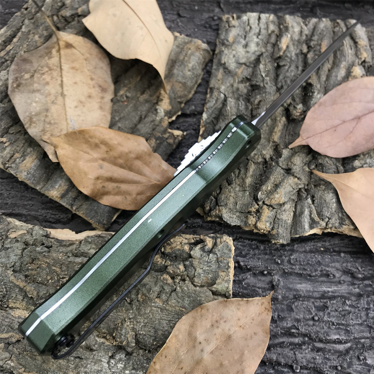 Benchmade 3300bk dagger Tactical Knives AUTO EDC Spring Assist Knife Fixed Blades Double Edge Survival Knifes Camping Hunting Cutting Knifes Fast Opening