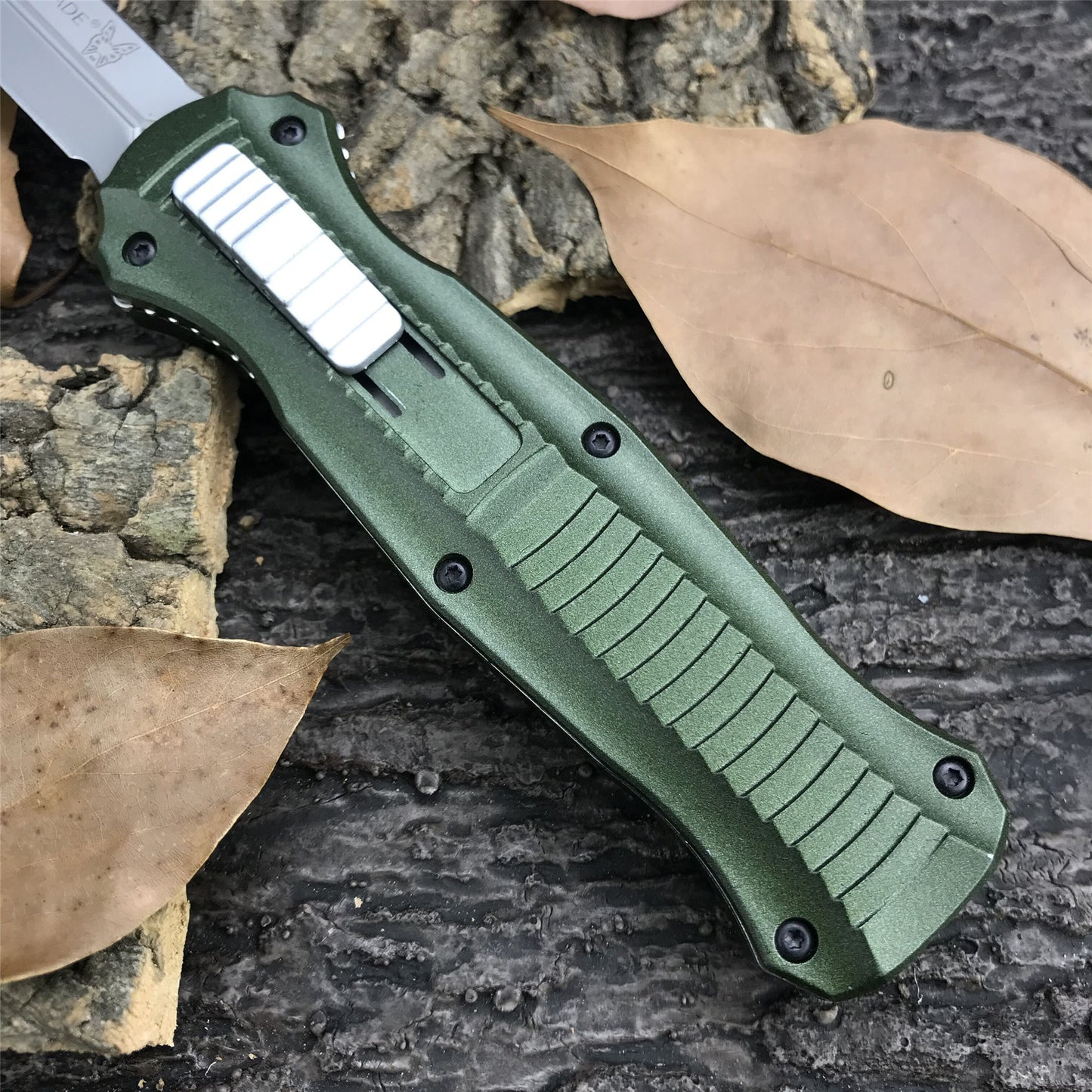 Benchmade 3300bk dagger Tactical Knives AUTO EDC Spring Assist Knife Fixed Blades Double Edge Survival Knifes Camping Hunting Cutting Knifes Fast Opening