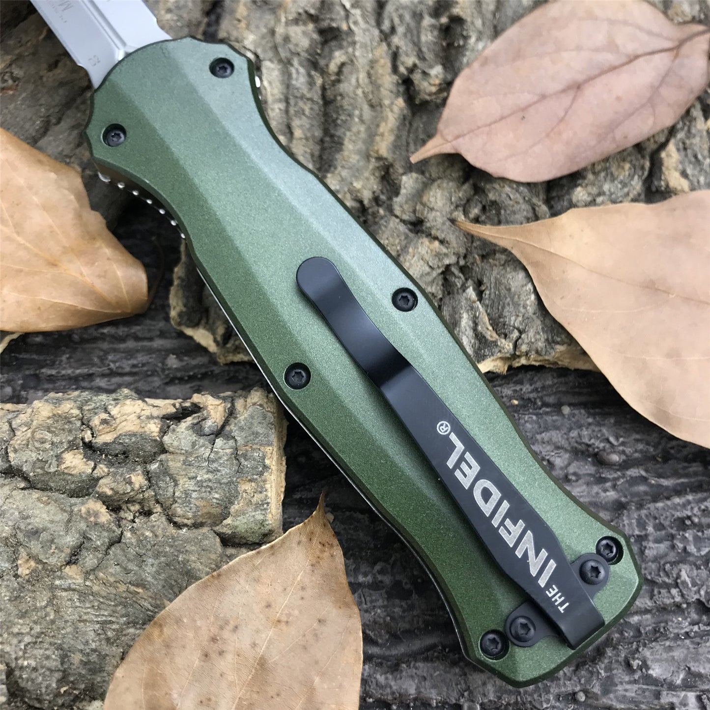 Benchmade 3300bk dagger Tactical Knives AUTO EDC Spring Assist Knife Fixed Blades Double Edge Survival Knifes Camping Hunting Cutting Knifes Fast Opening