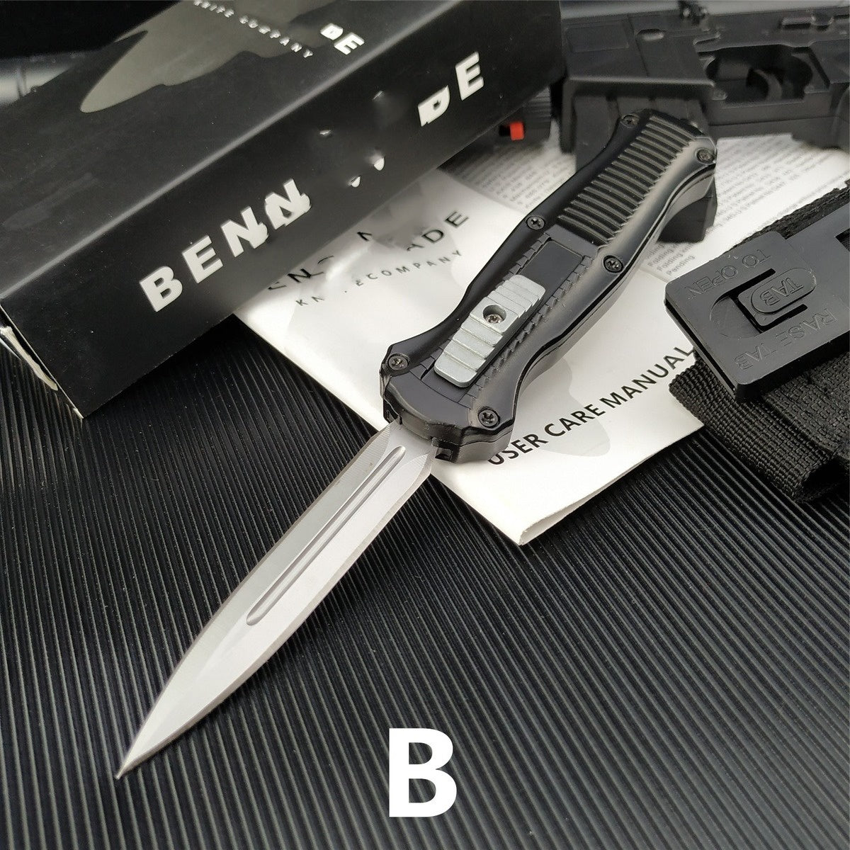 Benchmade Dagger OTF -7.5inches Spring Assisted Tactical Knife Automatic Knives Switchblade Hunting Camping Fising Knives