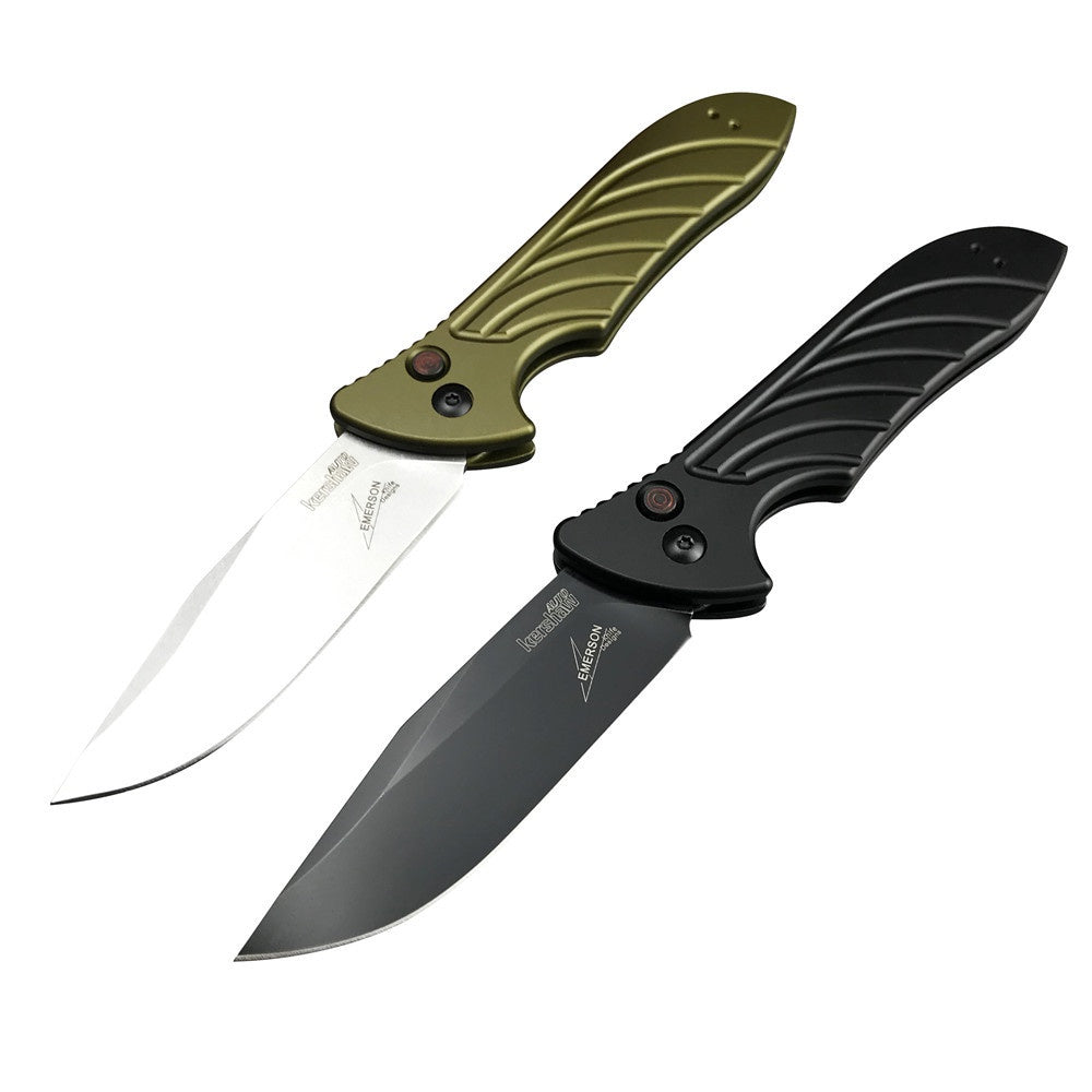 Newest Kershaw 7600 7100 Launch 5 Automatic Side Jump Switchblade Tactical Pocket Folding Knives 3.38" CPM154 Powder Stainless Steel Blade Anodized Aluminum Alloy Handle Red Automatic Button