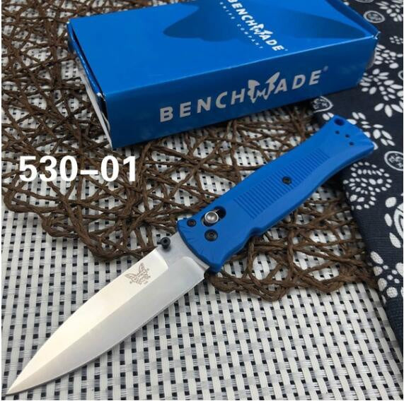 Benchmade 530BK Pardue Axis Lock Spear Point Grivory Handles - Tactical Camping Hunting Folding Pocket Knife