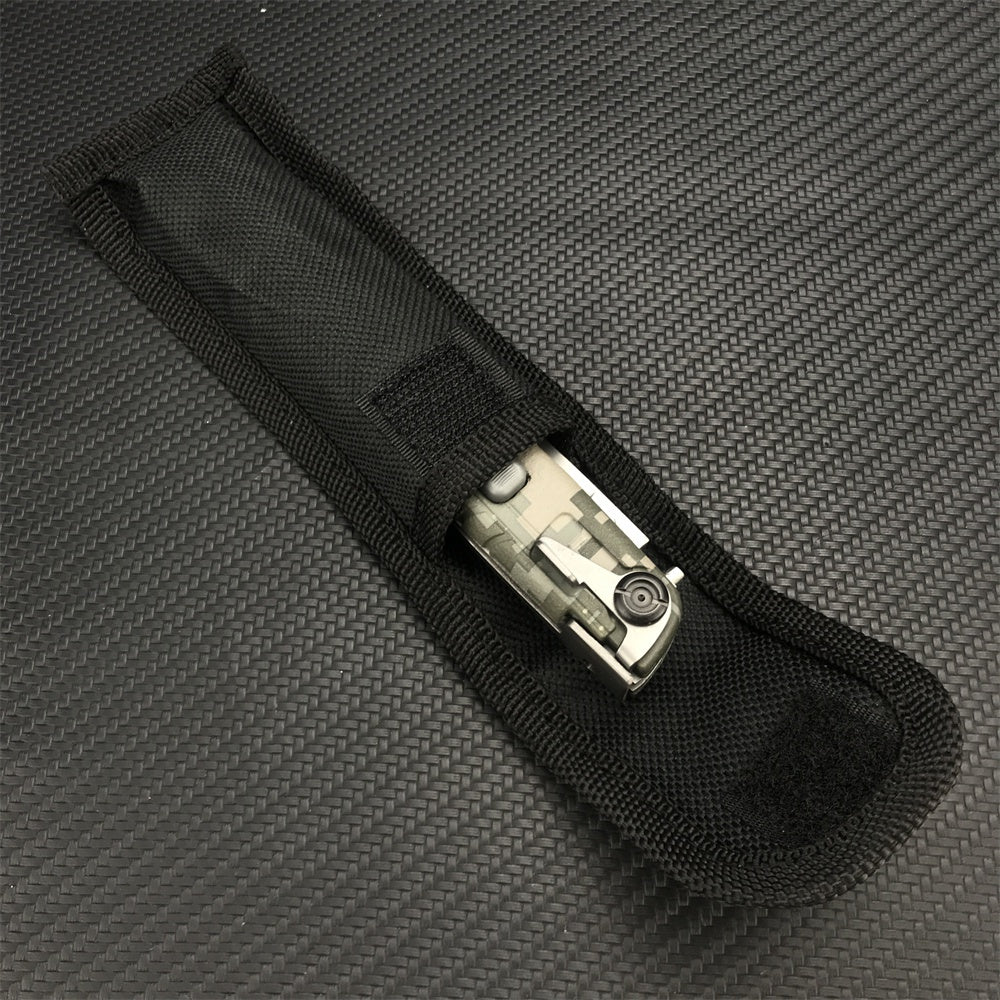 2022 New AKC ITALY LEVERLETTO Outdoor Hunting Pocket Knives Camouflage Handle Automatic of Assisting Spring Knife Survival Knife Camping Knife