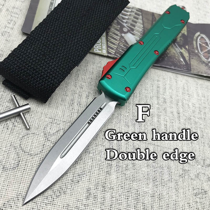 2022 New Microtech UTX-85 Automatic Spring Assisted Knife OTF Double Action Tactical Pocket Knife Outdoor Camping Hunting AUTO Switchblade Tanto Knife