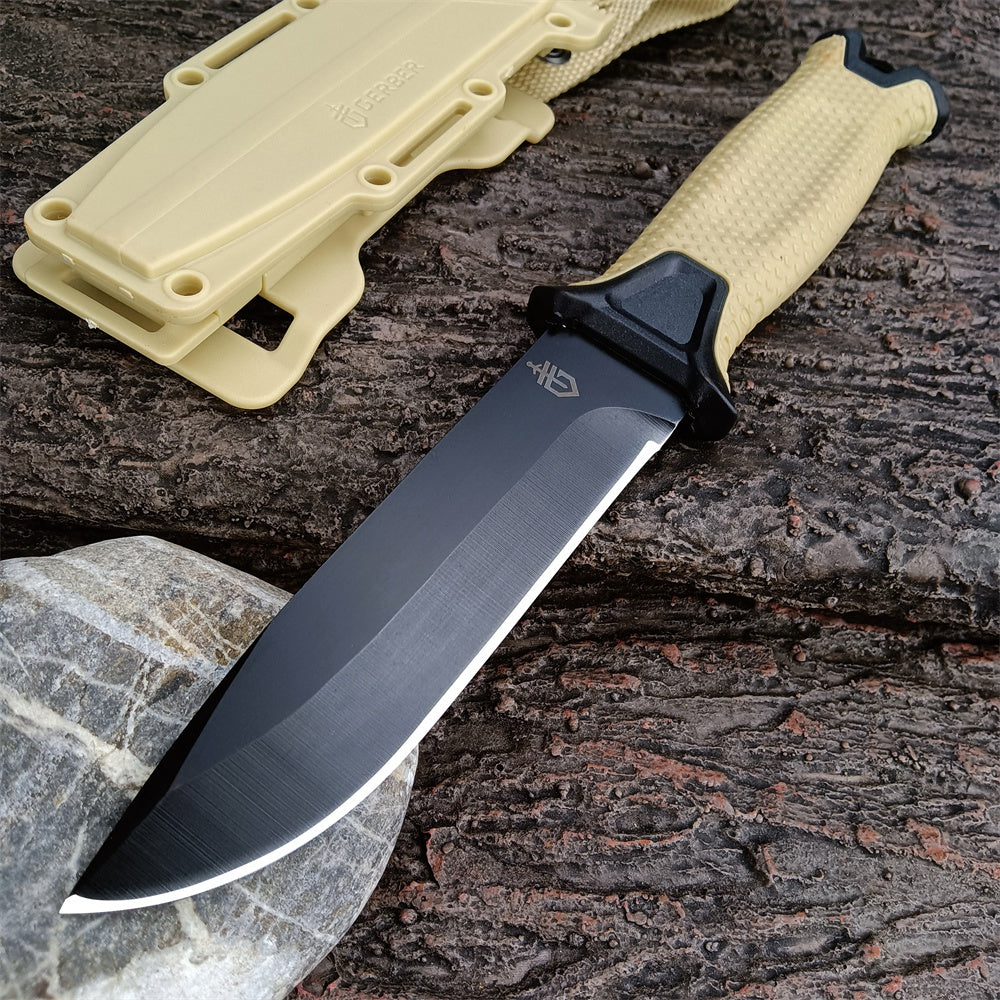 2022 New Gerber -G1500 Fixed Blade Knife，Outdoor Camping Knives，jungle Tactical Survival EDC Tools，FRN Glass Fiber Sleeve Handle，12CR27MOV Blade Knives