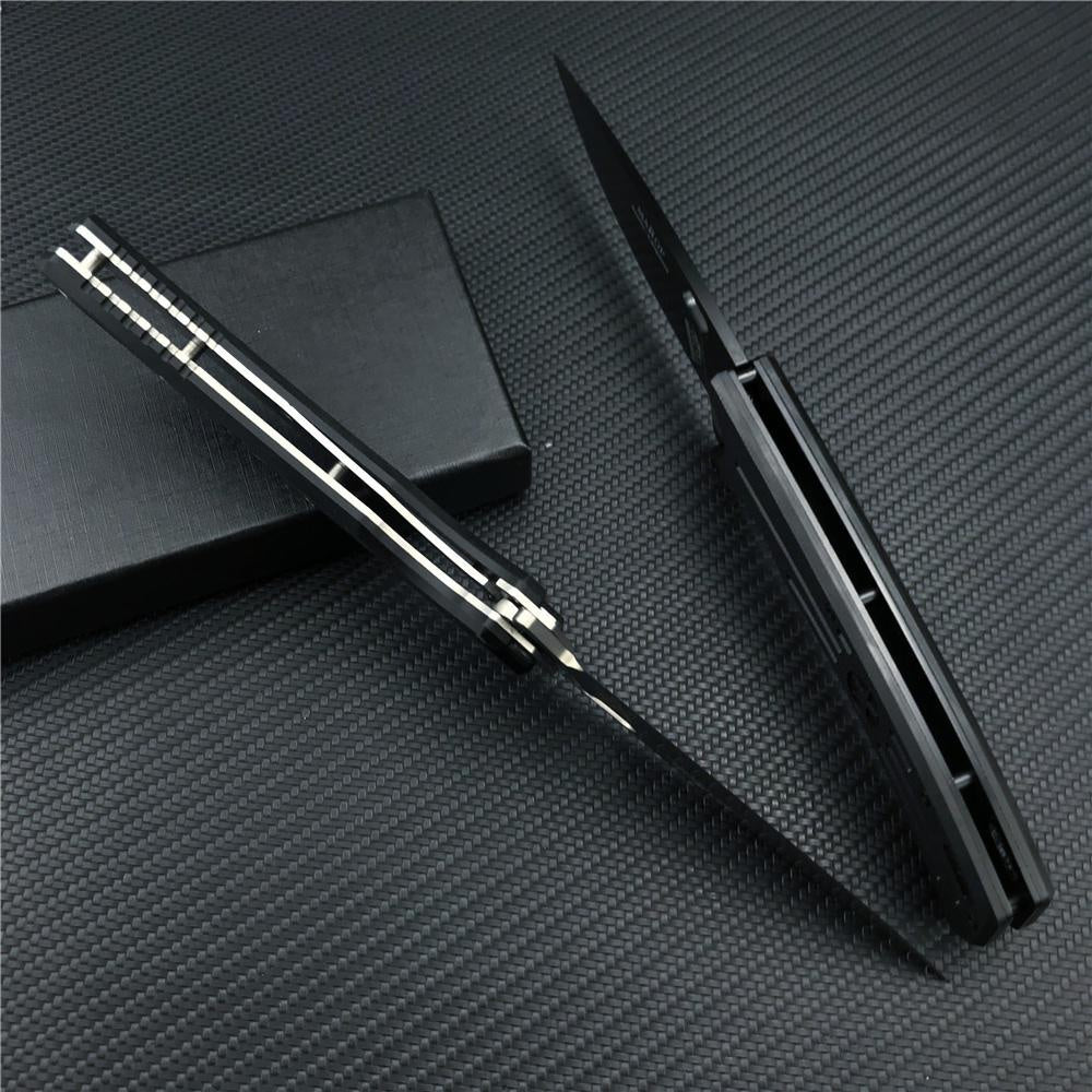 2023 NOKS HOKC Tactical Spring Assisted Open Folding Pocket Knife RUSSIA Knife NOKS FINKA Bearing Flipper Folding Knives D2 Blade Black G10 Handle