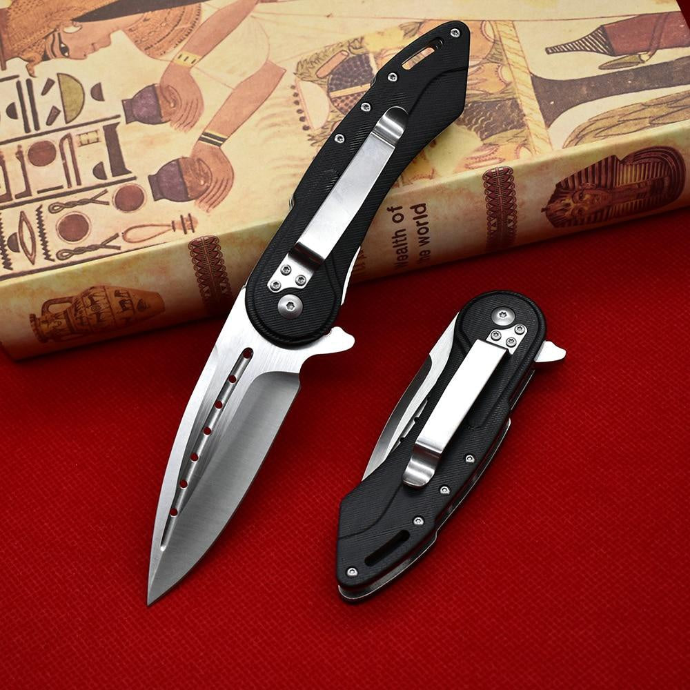 Spring Assisted TODD BEGG D2 Steel Folding Knife Personality Creative Outdoor Rescue Wilderness Survival  Defense Fruit Knife Survival Utility Tool