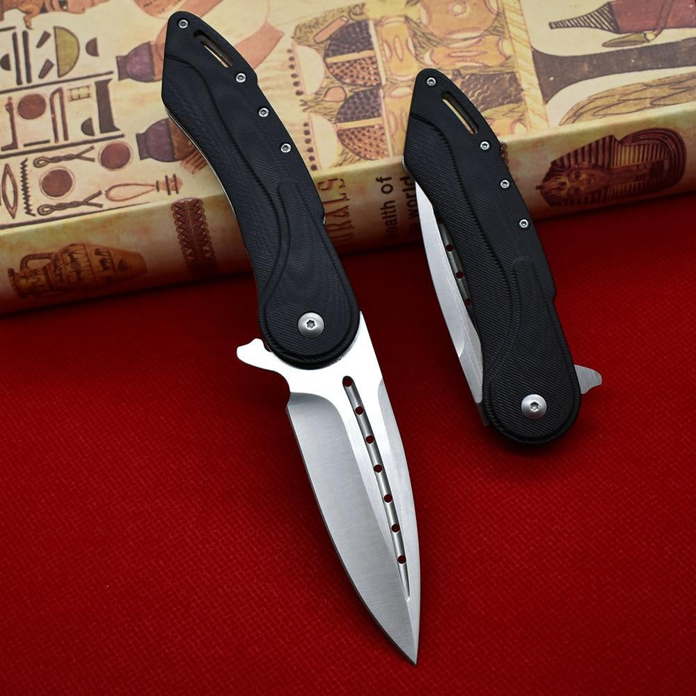 Spring Assisted TODD BEGG D2 Steel Folding Knife Personality Creative Outdoor Rescue Wilderness Survival  Defense Fruit Knife Survival Utility Tool