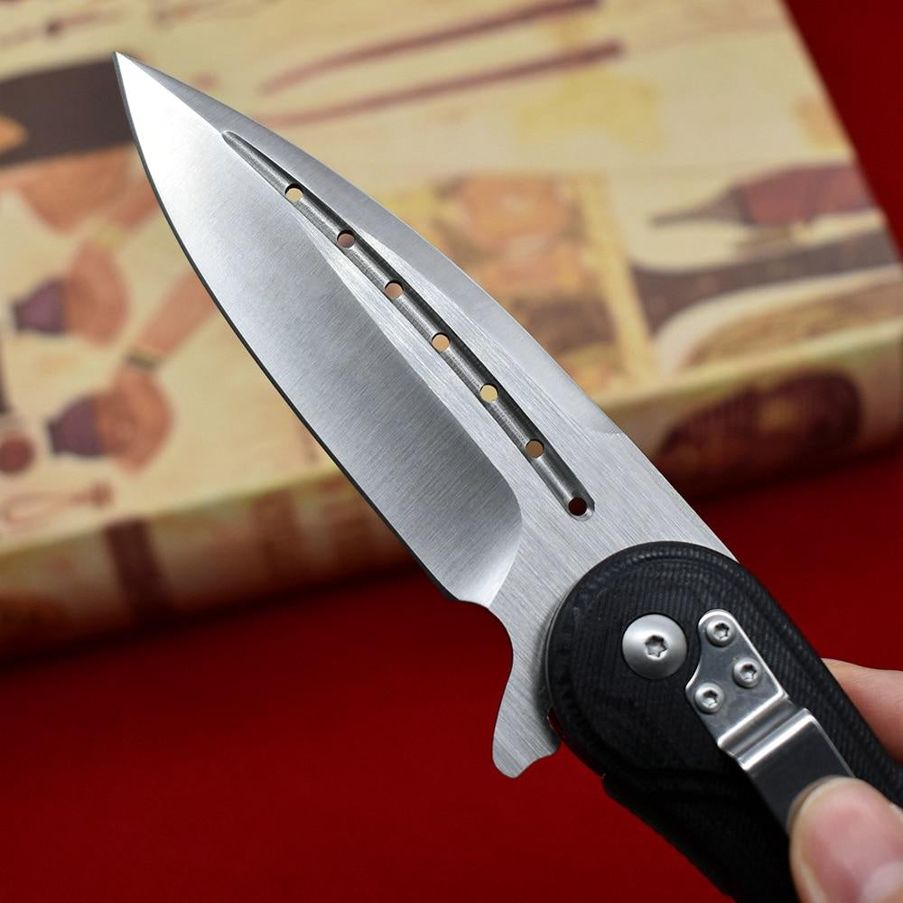 Spring Assisted TODD BEGG D2 Steel Folding Knife Personality Creative Outdoor Rescue Wilderness Survival  Defense Fruit Knife Survival Utility Tool