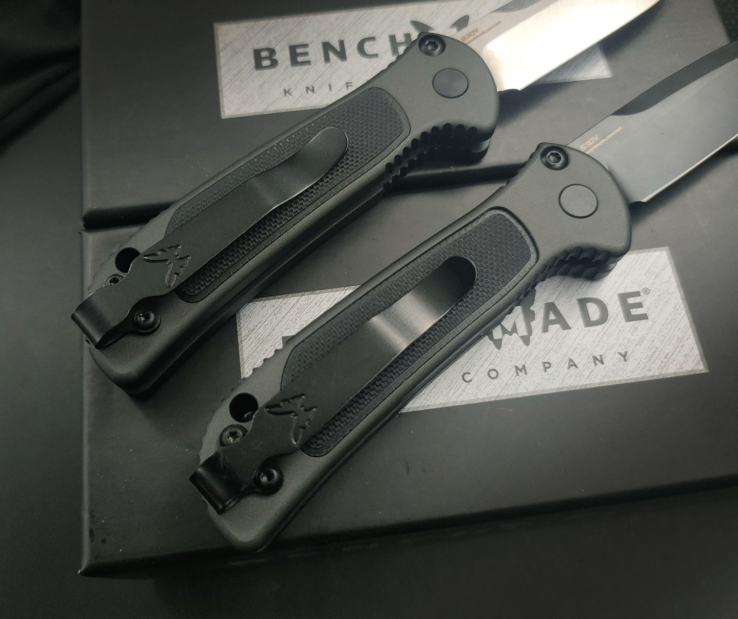 New Benchamde 9750 Mini Coalition S30V Steel Blade Titanium Alloy +G10 Handle Spring Assisted Portable Survival Dagger Tactical Folding Pocket Knife AUTO Knives