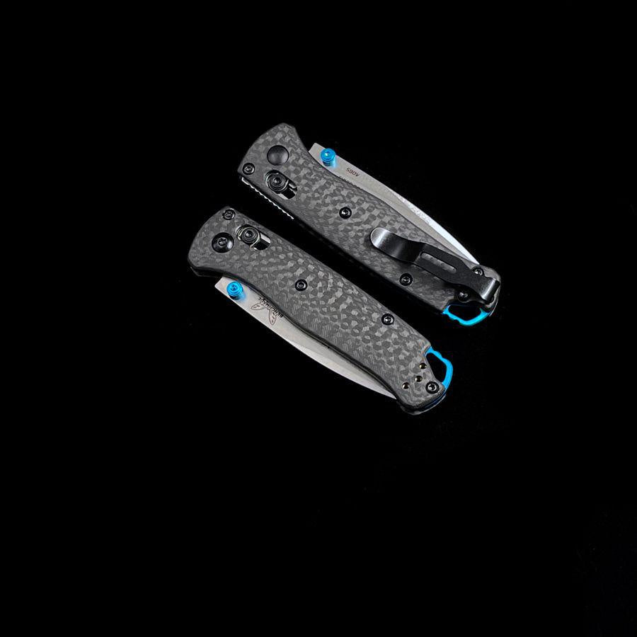 Benchmade 533-3 Mini Bugout AXIS Folding Knife 2.82 S90V Blade Carbon Fiber Handles Outdoor Camping Hunting Pocket Tactical Self Defense