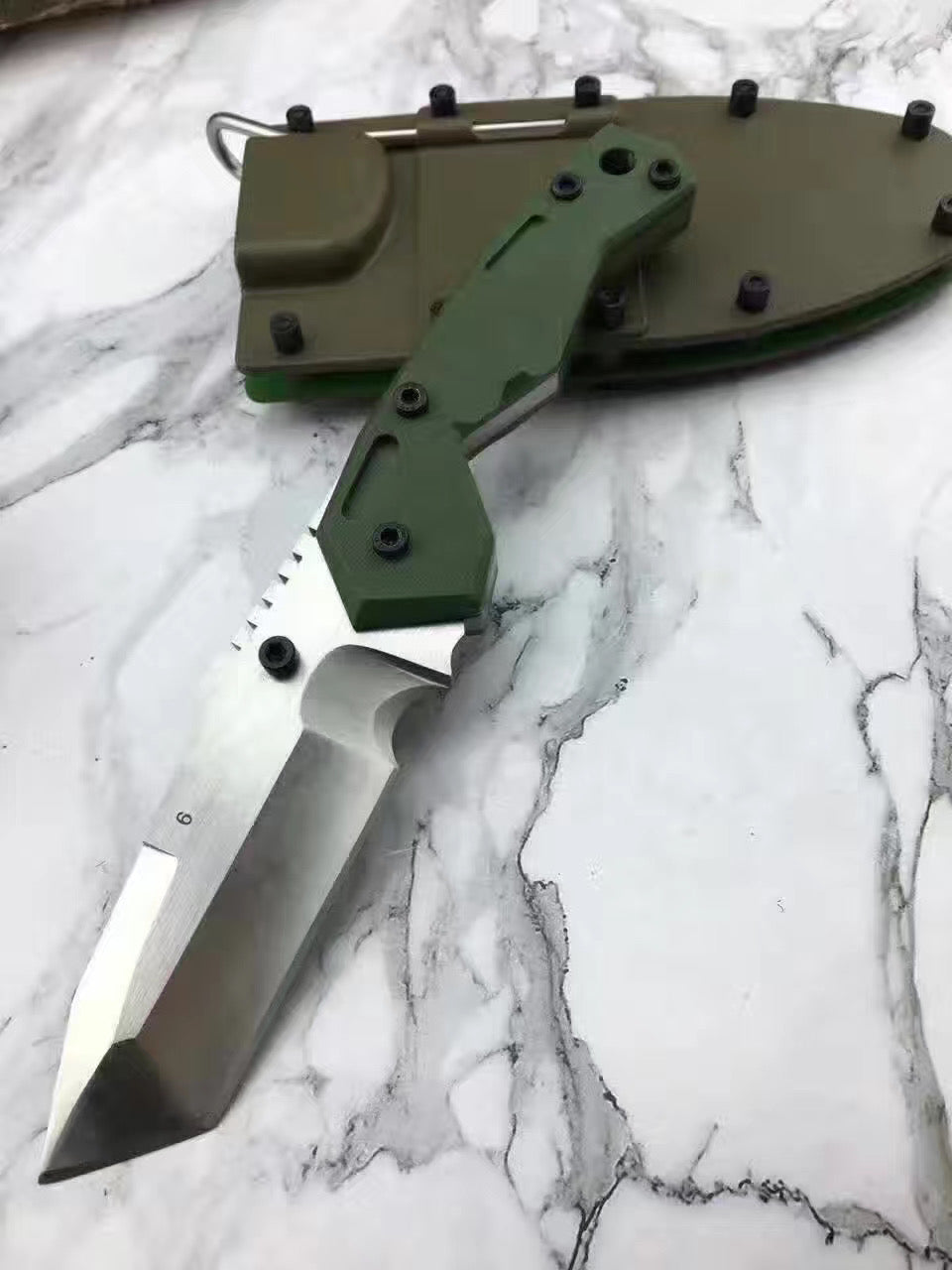 Dwaine Carrillo TACTICAL HUNTING FIXED BLADE MILITARY COMBAT SURVIVAL KNIFE OUTDOOR TOOLS