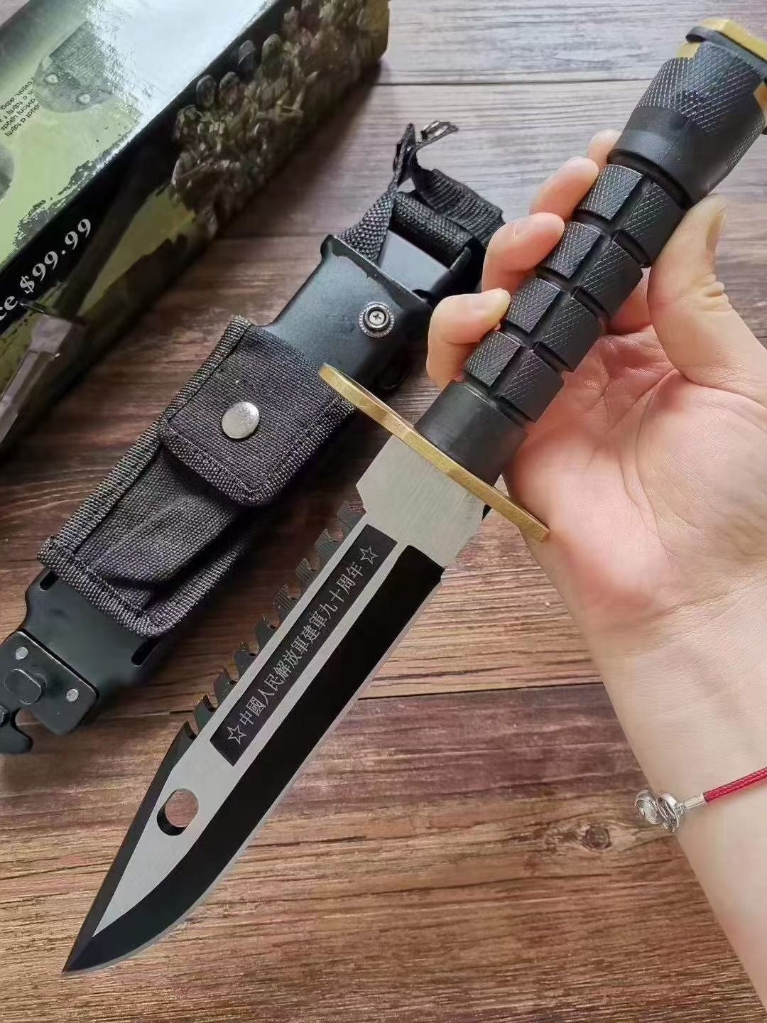 D80 tactical fixed blade military Army COMBAT knives outdoor survival tools