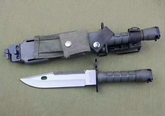 tactical M9 Bayonet fixed blade military Army COMBAT knives outdoor survival tools